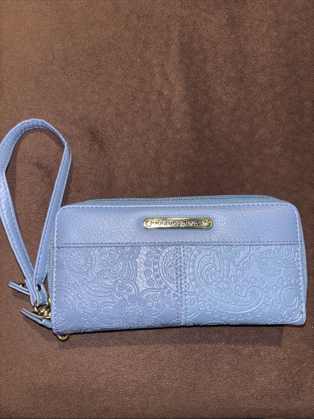 Stone Mountain Paisley Wristlet